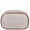 Modny Plecak Damski firmy Herisson 1502H308 Beżowy/Rudy